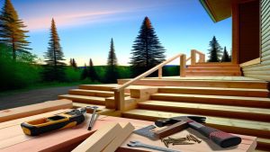 Jak zrobić schody drewaniane zewnętrzne?