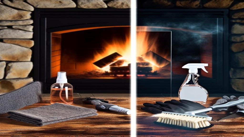Najlepszy sposób na czyszczenie szyby kominkowej